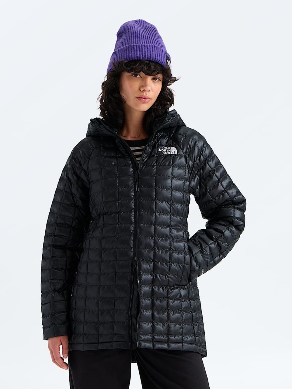 Women’s THERMOBALL™ Hooded Parka. Ladies Size Medium.